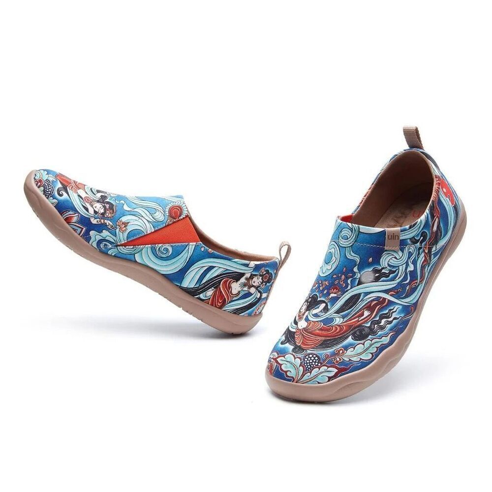 UIN Women's Walking Casual Lightweight shoes (DUNHUANG FLYING APSARAS TOLEDO) - Picture 4 of 9